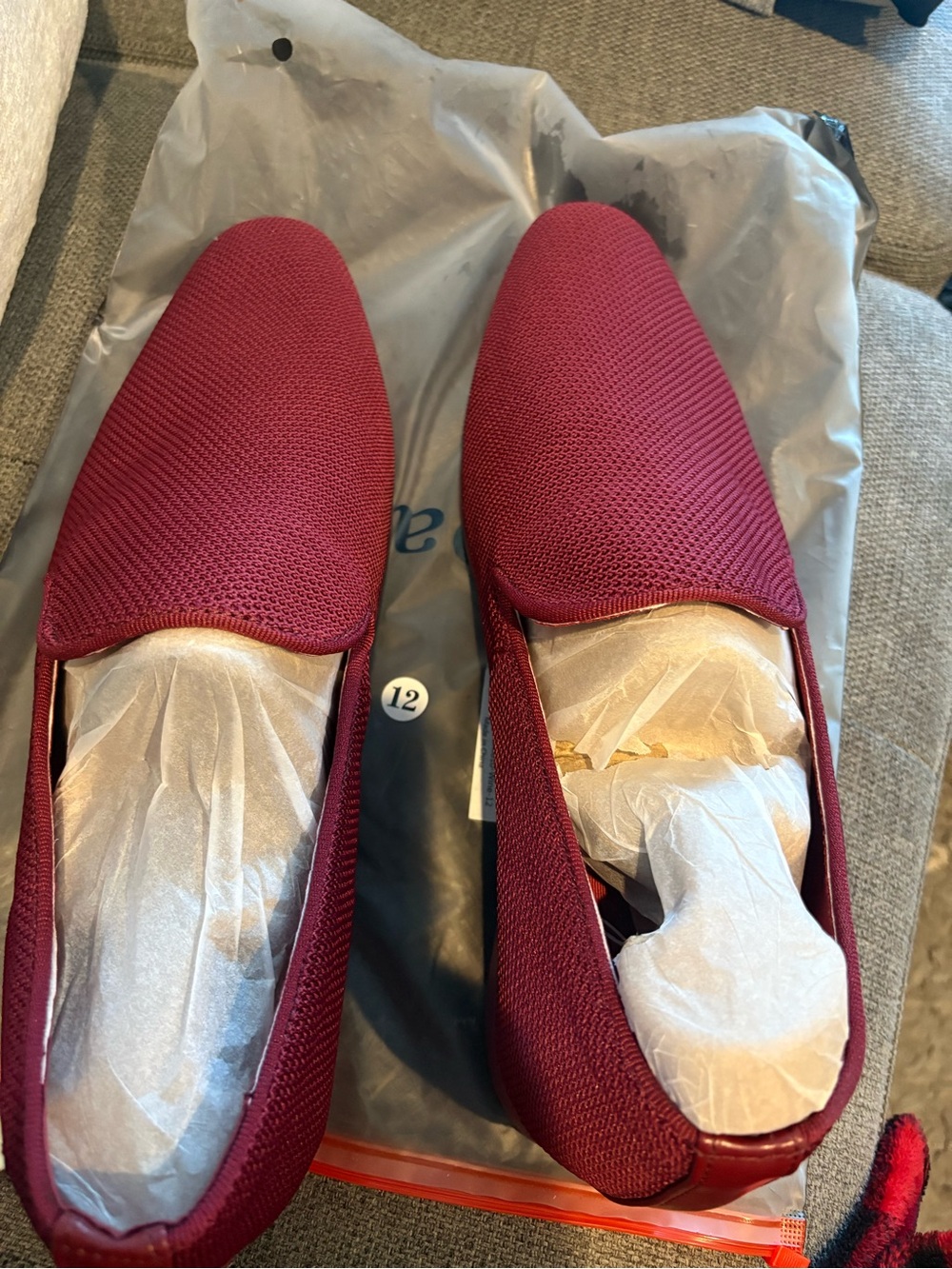 Aris Men's Slip-On Loafers in Burgundy